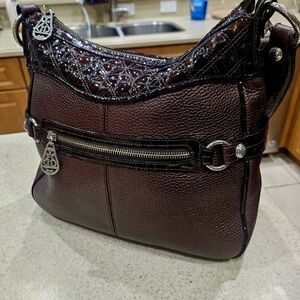 Brighton Dark Brown Leather Shoulder Bag